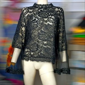 Love university Lace black 🖤 blouse